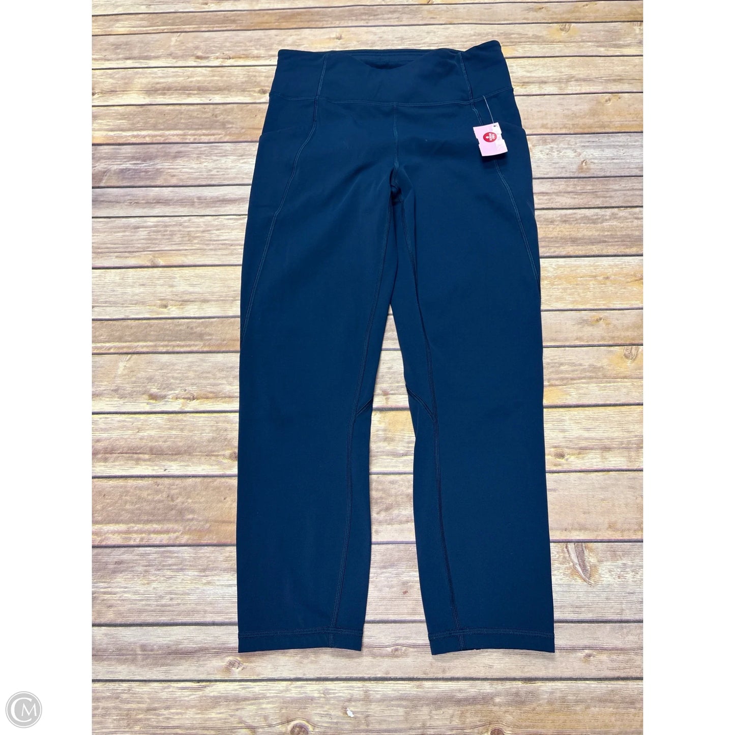 Athletic Leggings By Lululemon In Teal, Size: 8