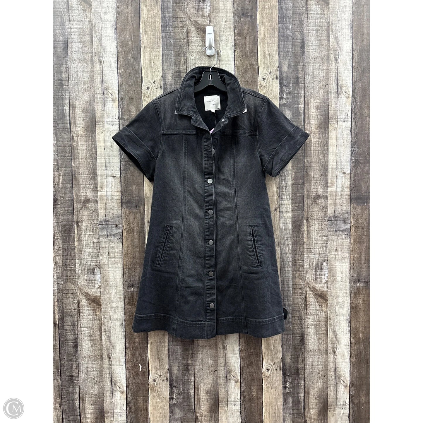 Dress Casual Short By Habitual In Black Denim, Size: M