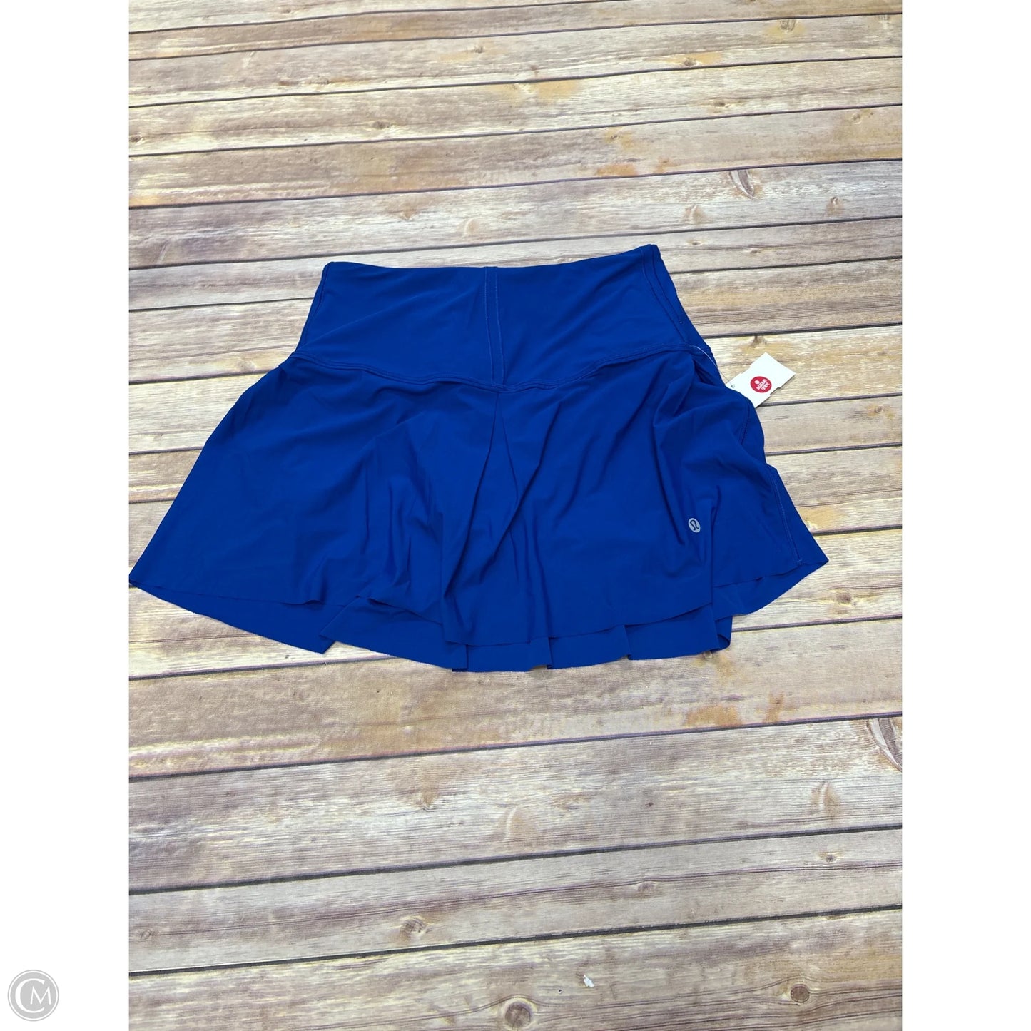 Athletic Skort By Lululemon In Blue, Size: 4