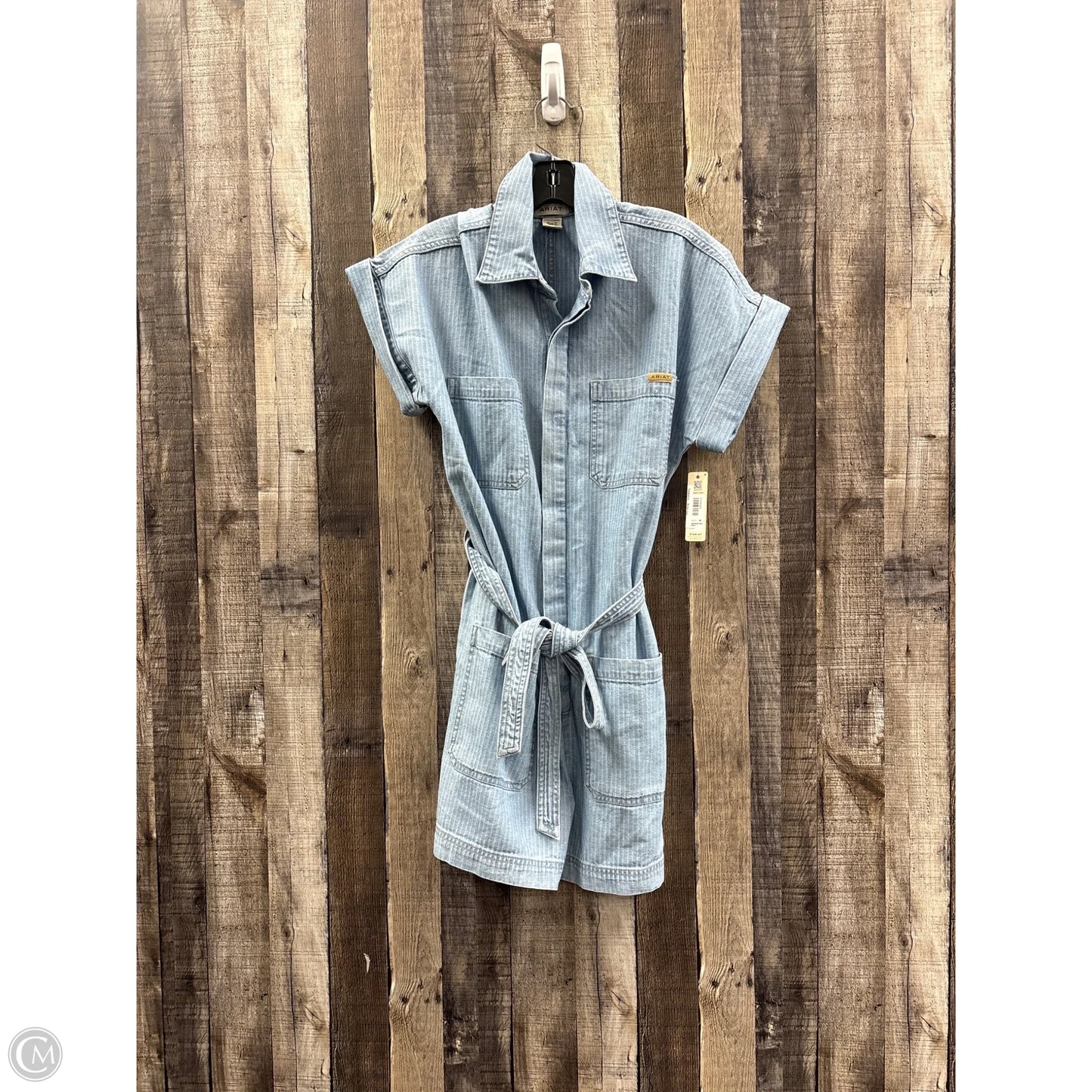 Romper By Ariat In Blue & Brown, Size: M