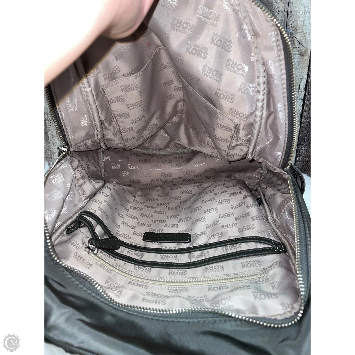 Backpack Designer By Michael Kors, Size: Large