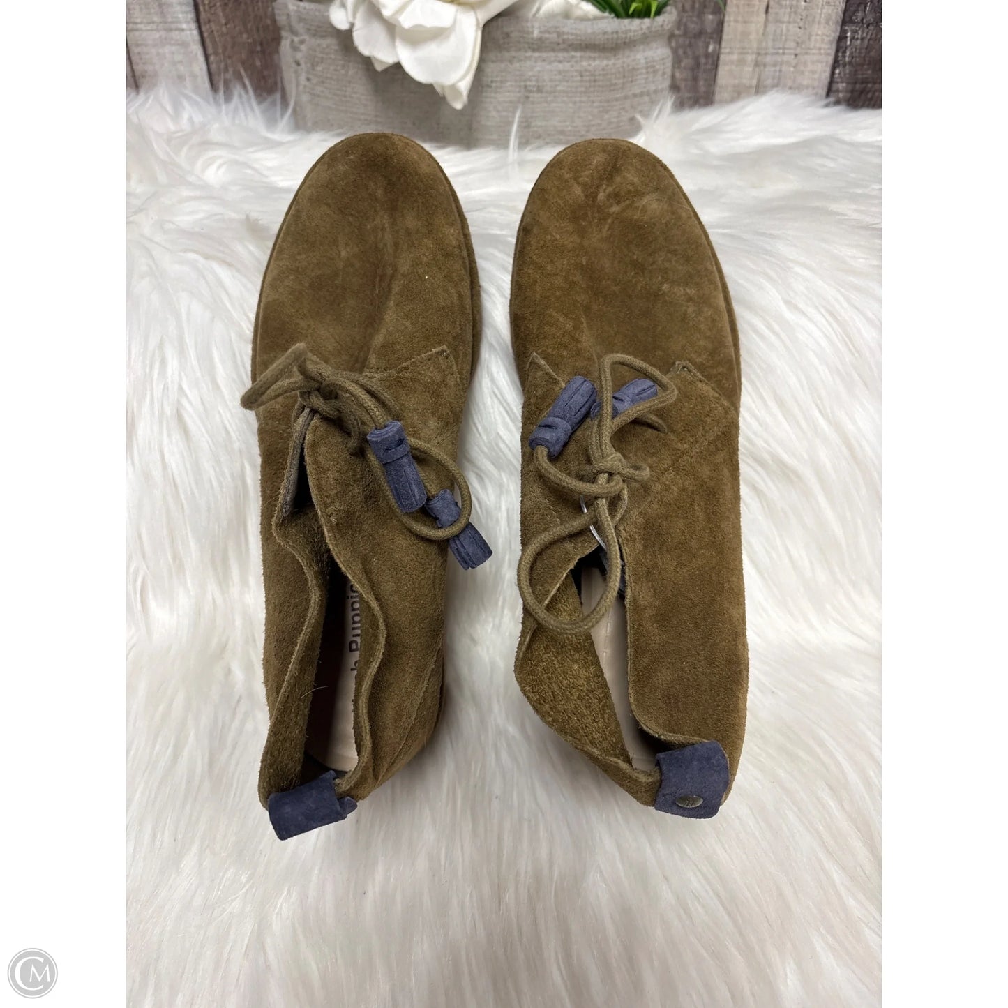 Shoes Flats By Hush Puppies In Green, Size: 8.5