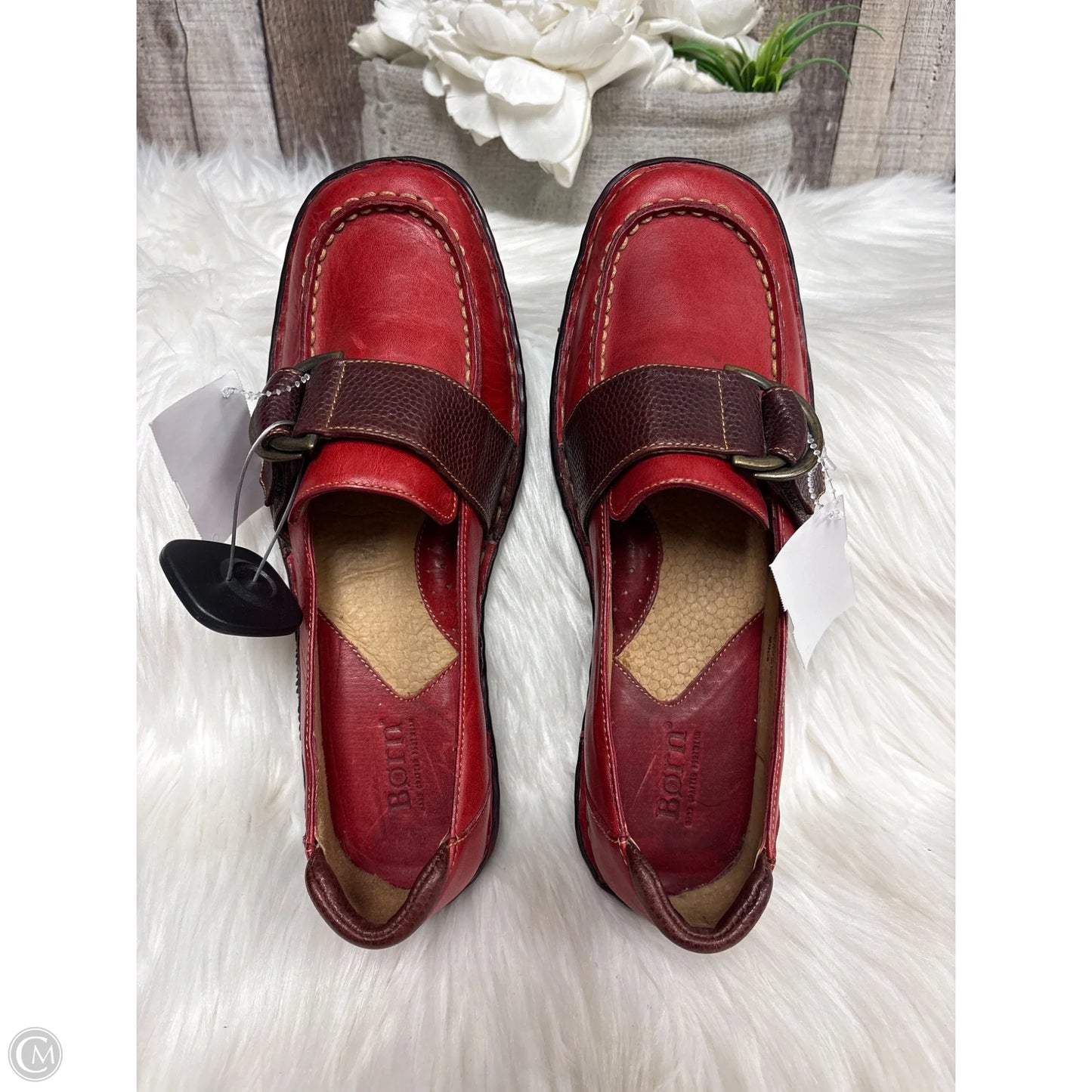 Shoes Flats By Born In Red, Size: 9