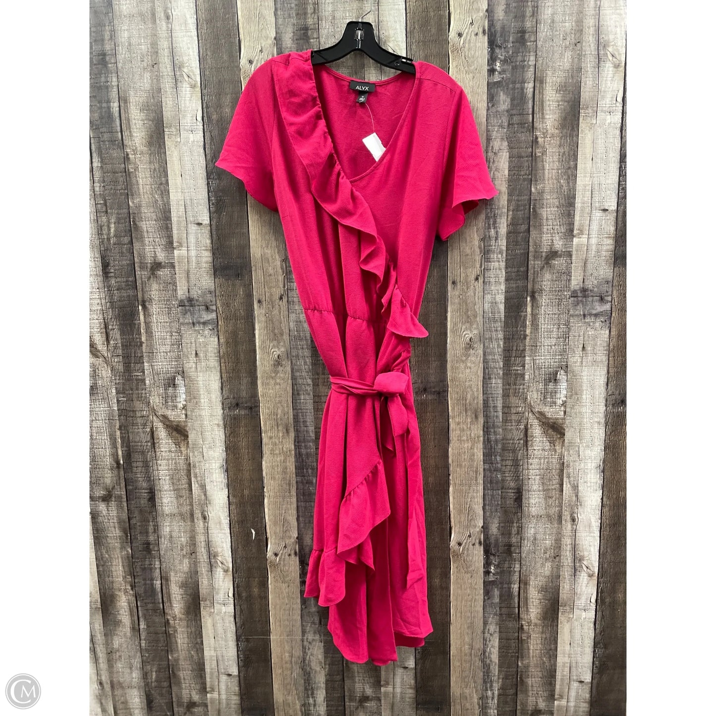 Dress Casual Midi By Alyx In Pink, Size: 1x