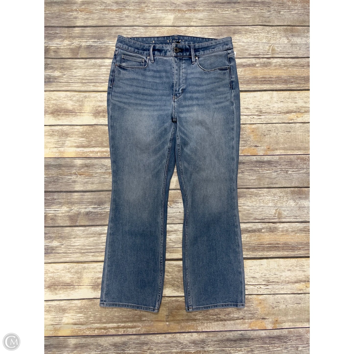 Jeans Boot Cut By White House Black Market In Blue Denim, Size: 8