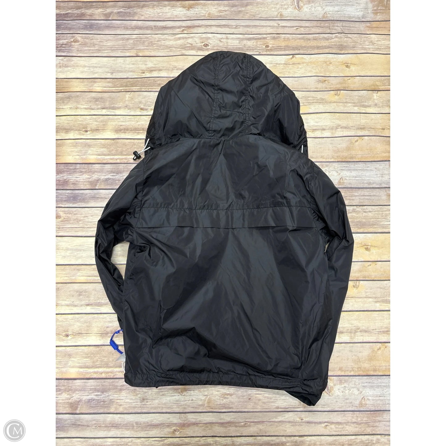 Jacket Luxury Designer By Moncler In Black, Size: M