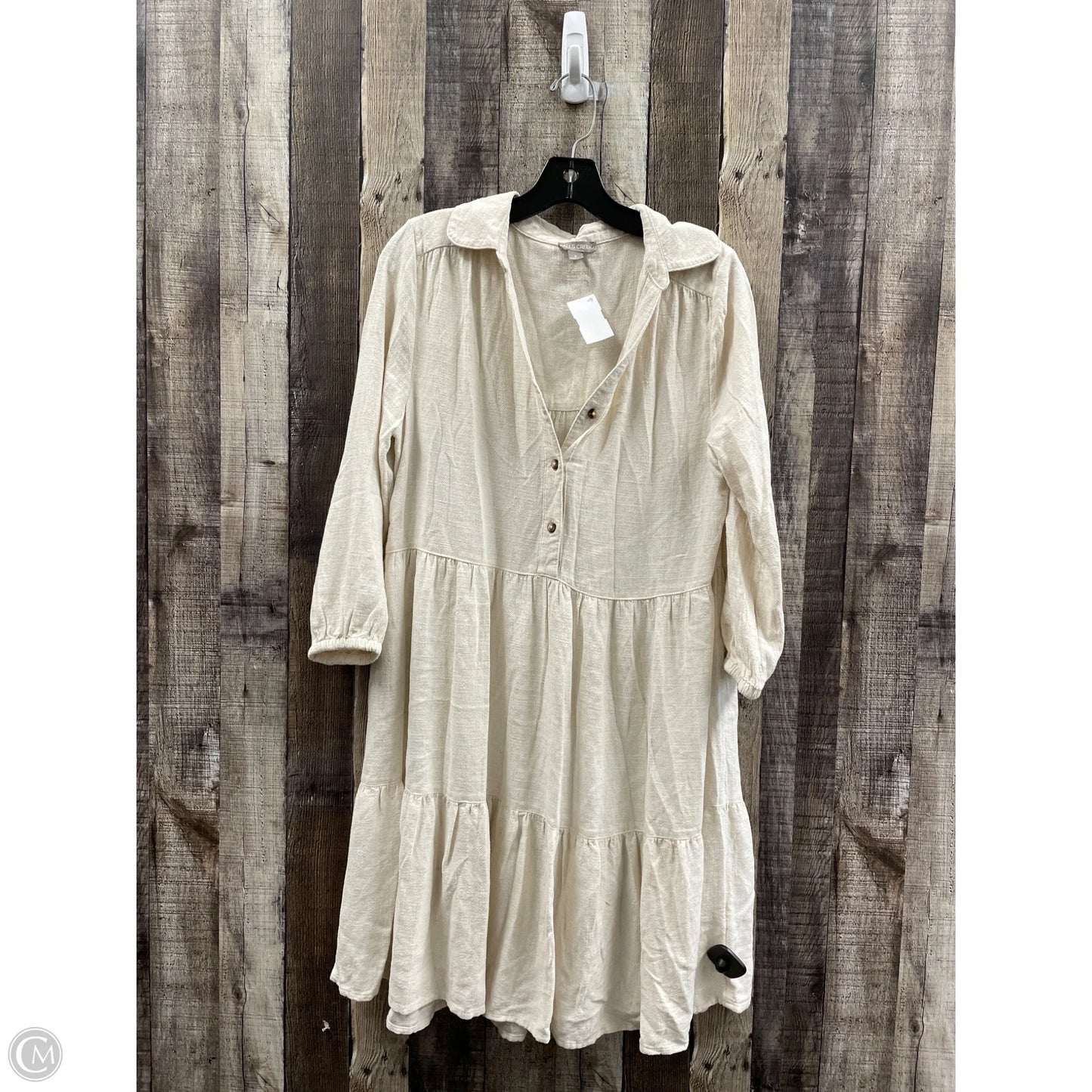 Dress Casual Short By Falls Creek In Beige, Size: S