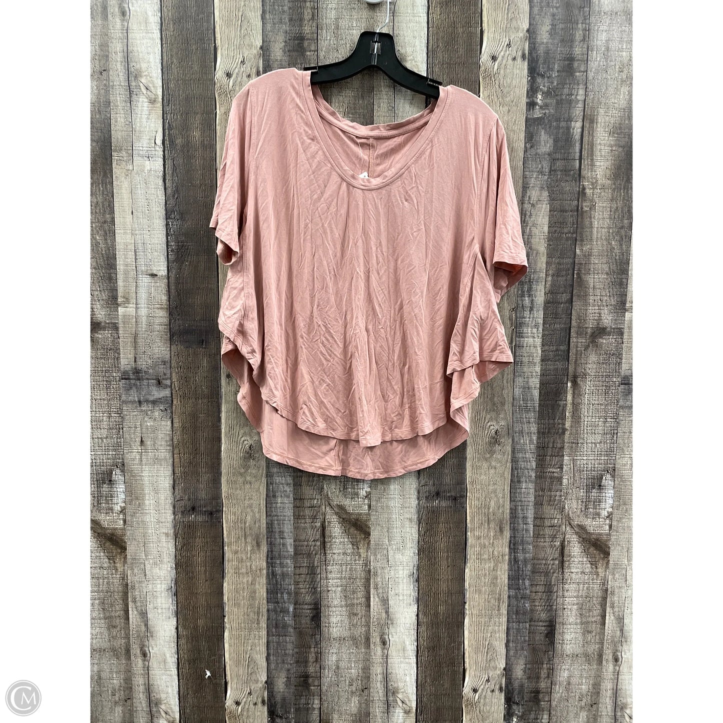 Top Short Sleeve By Lululemon In Pink, Size: S