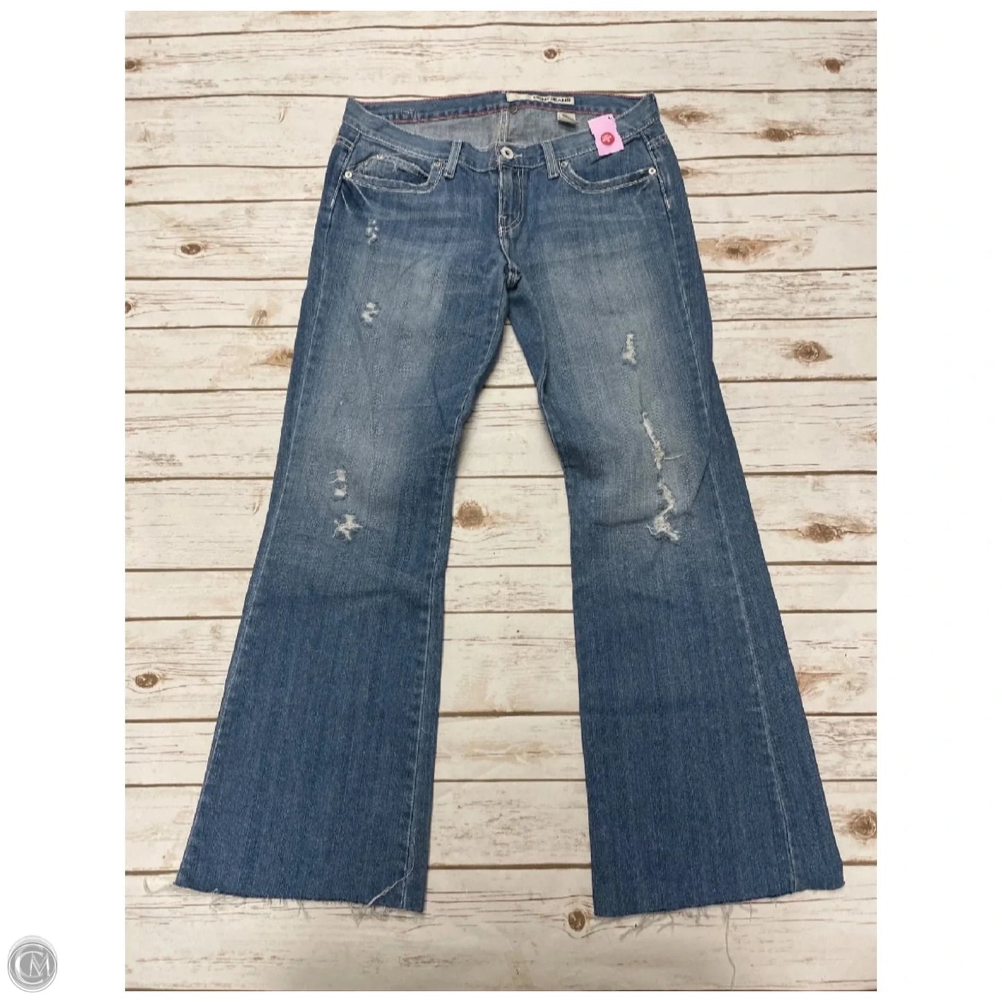 Jeans Boyfriend By Dkny In Blue Denim, Size: 10
