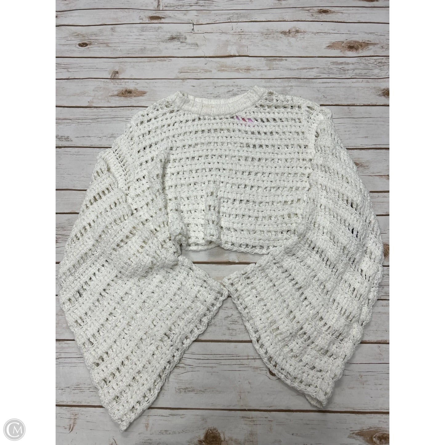 Sweater By Free People In White, Size: M