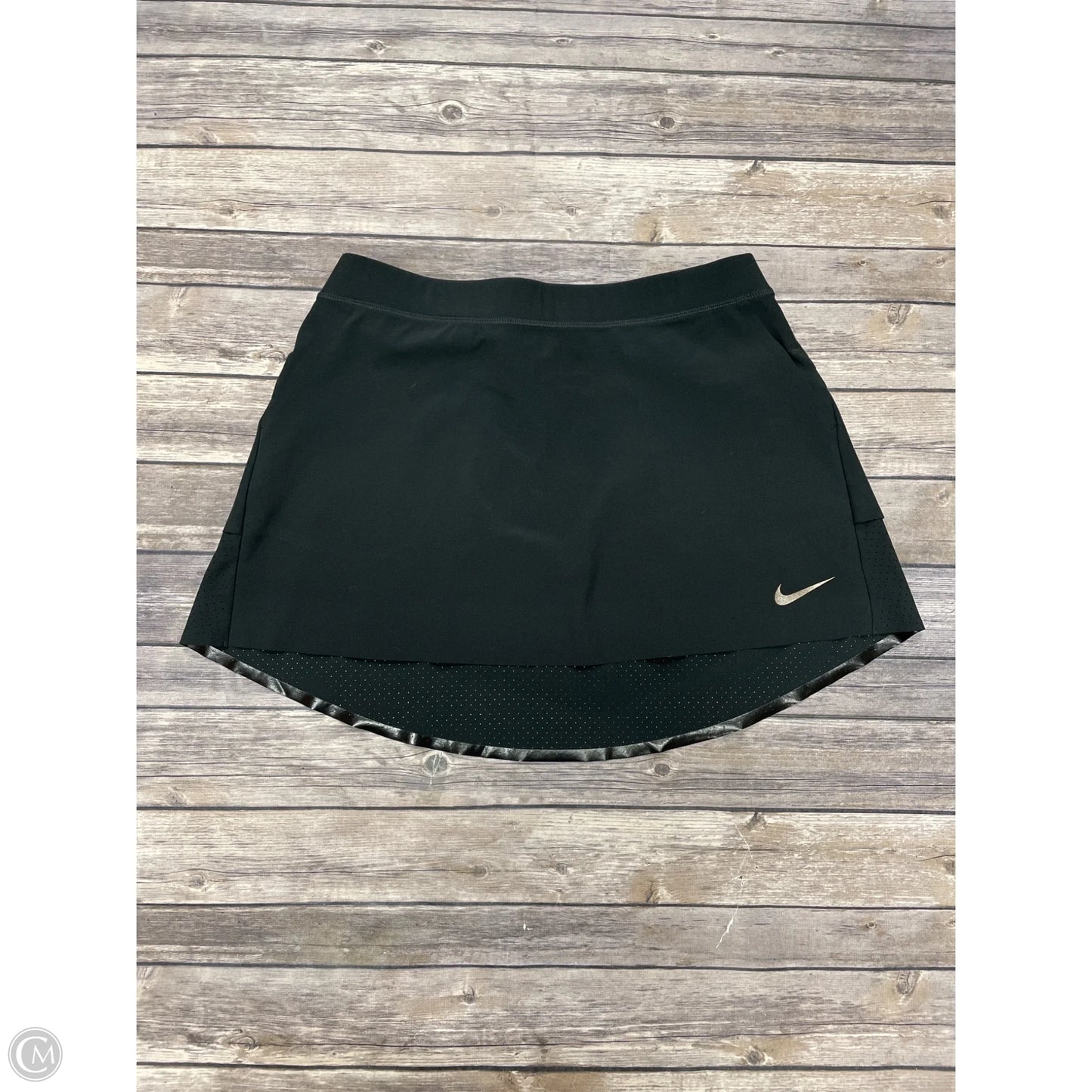 Athletic Skirt By Nike In Black, Size: S