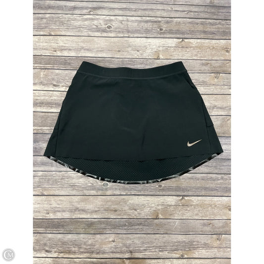 Athletic Skirt By Nike In Black, Size: S