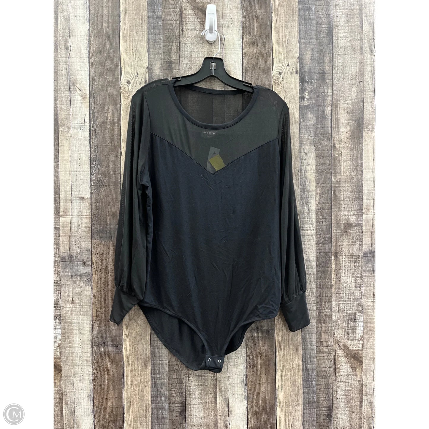Bodysuit By Lane Bryant In Black, Size: Xl
