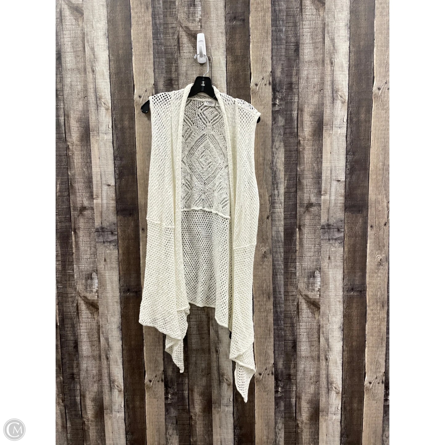 Cardigan By Cato In Cream, Size: 18