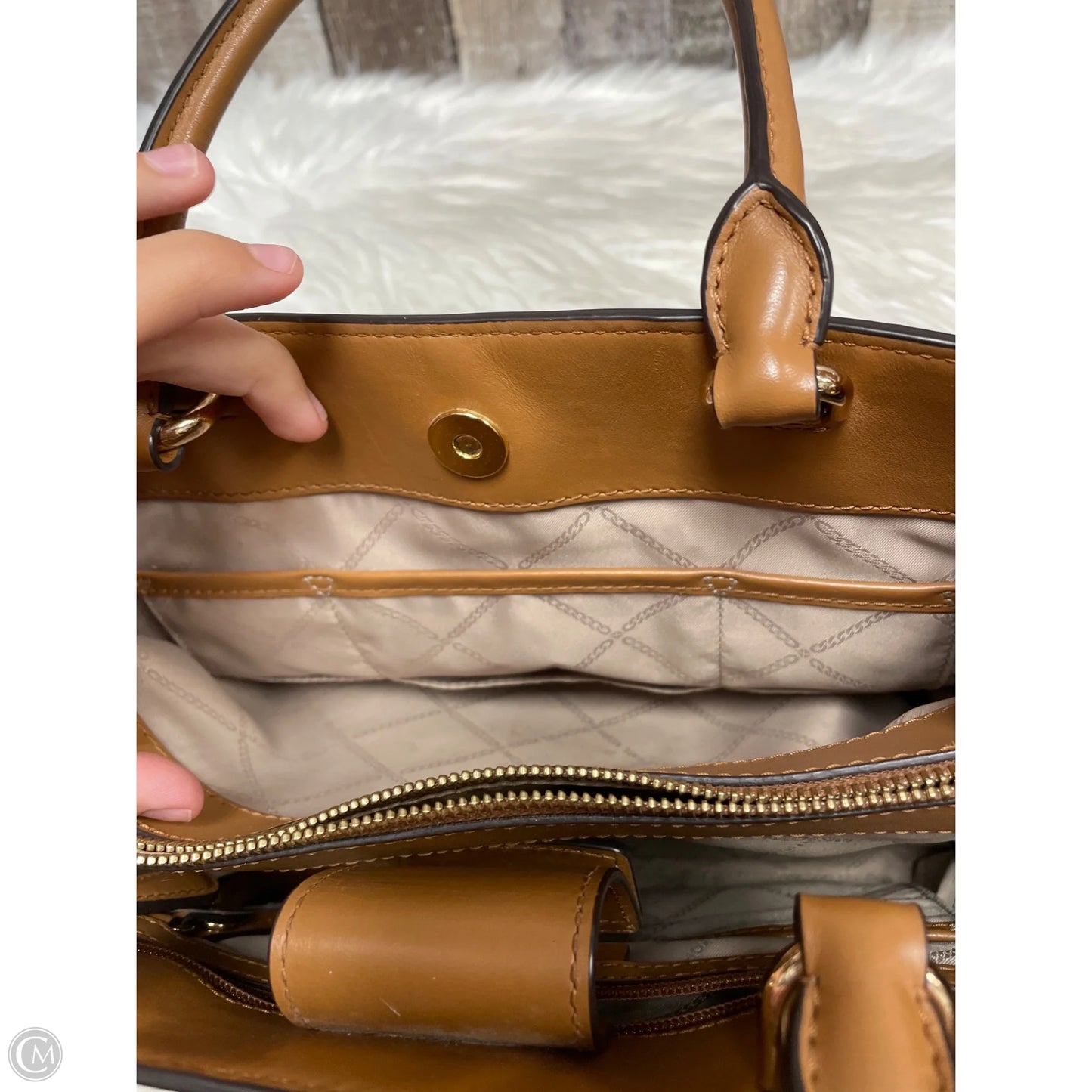 Handbag Designer By Michael Kors, Size: Large