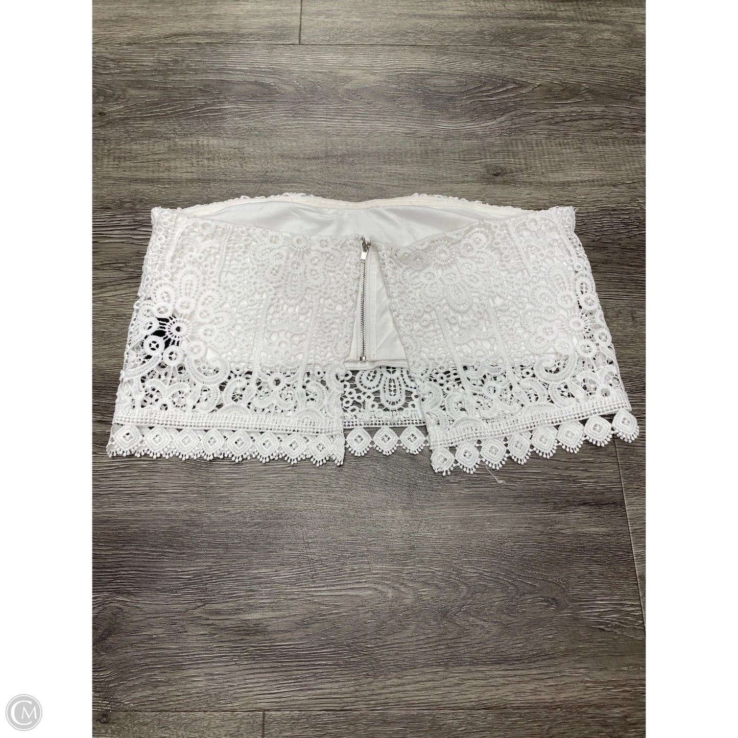 Top Sleeveless By Esley In White, Size: M