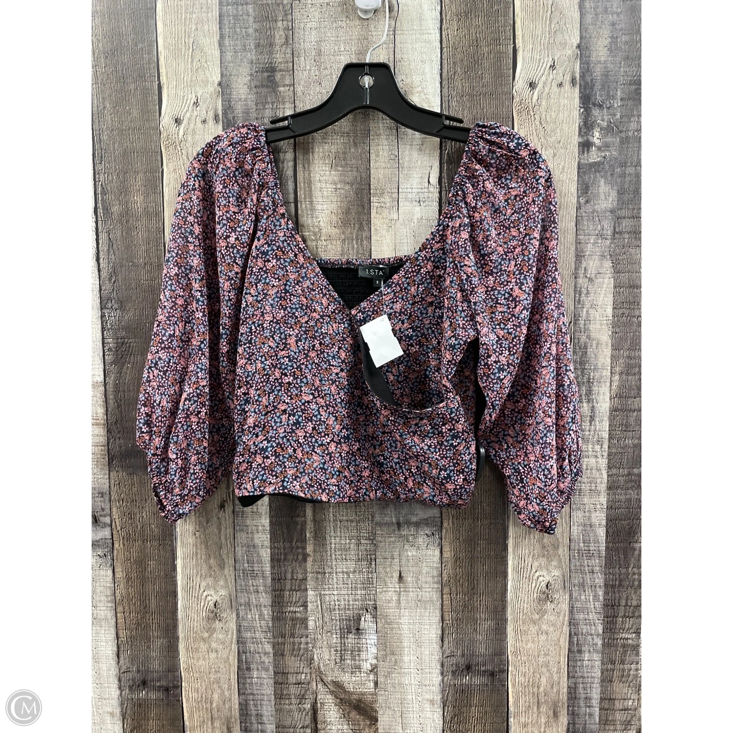 Top Long Sleeve By 1.state In Floral Print, Size: S