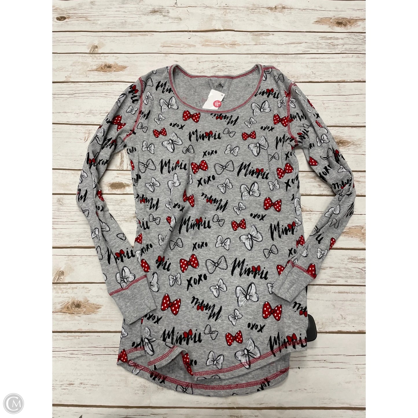 Top Long Sleeve By Disney Store In Grey, Size: M