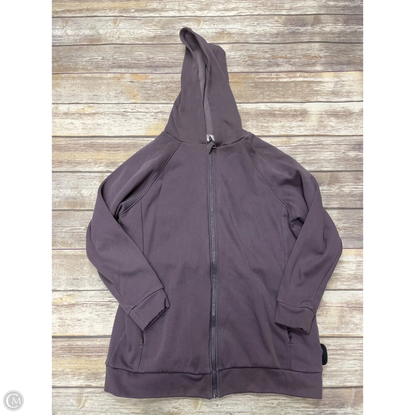 Athletic Sweatshirt Hoodie By Fabletics In Purple, Size: S