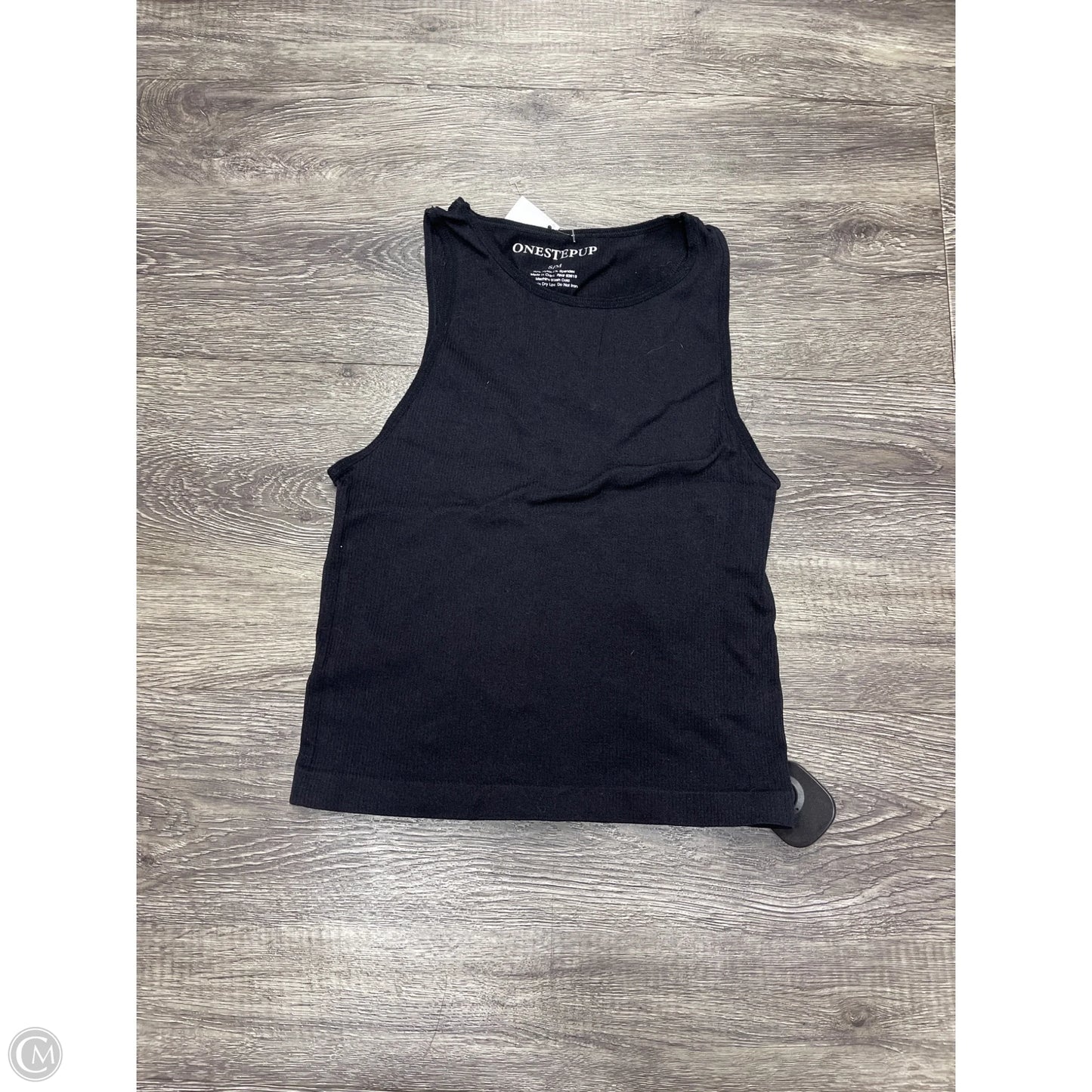 Tank Top By One Step Up In Black, Size: S