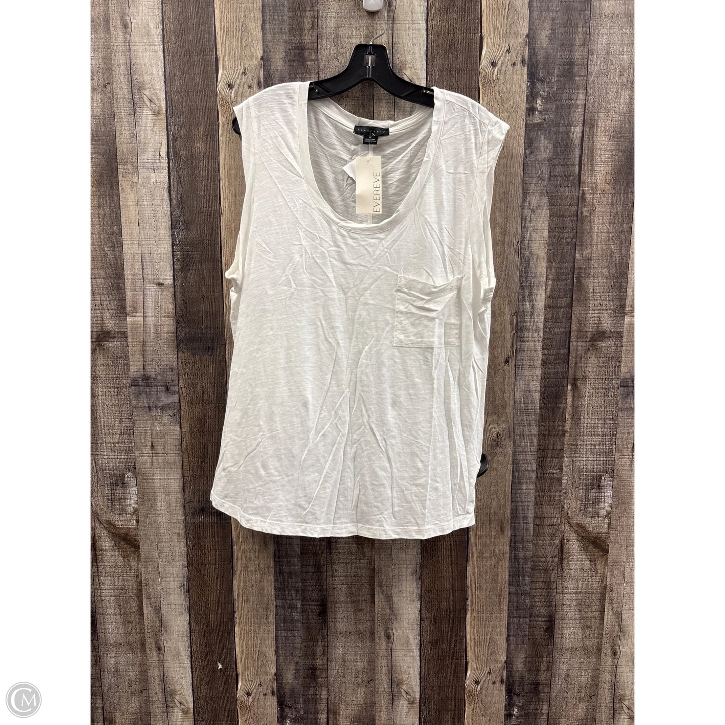 Top Sleeveless Basic By Sanctuary In White, Size: Xl