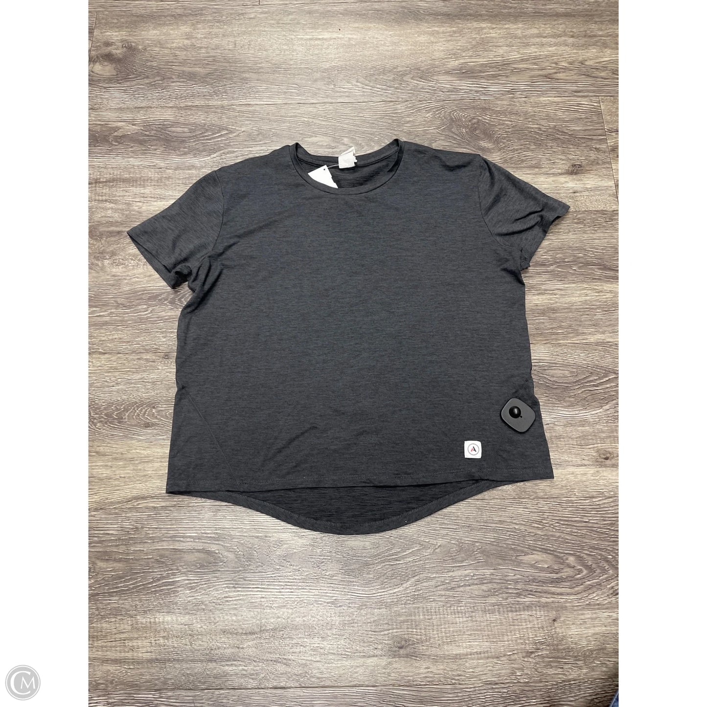 Athletic Top Short Sleeve By Cme In Black, Size: L