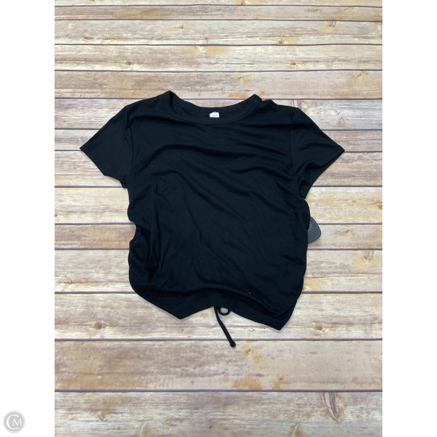 Top Short Sleeve By Old Navy In Black, Size: M