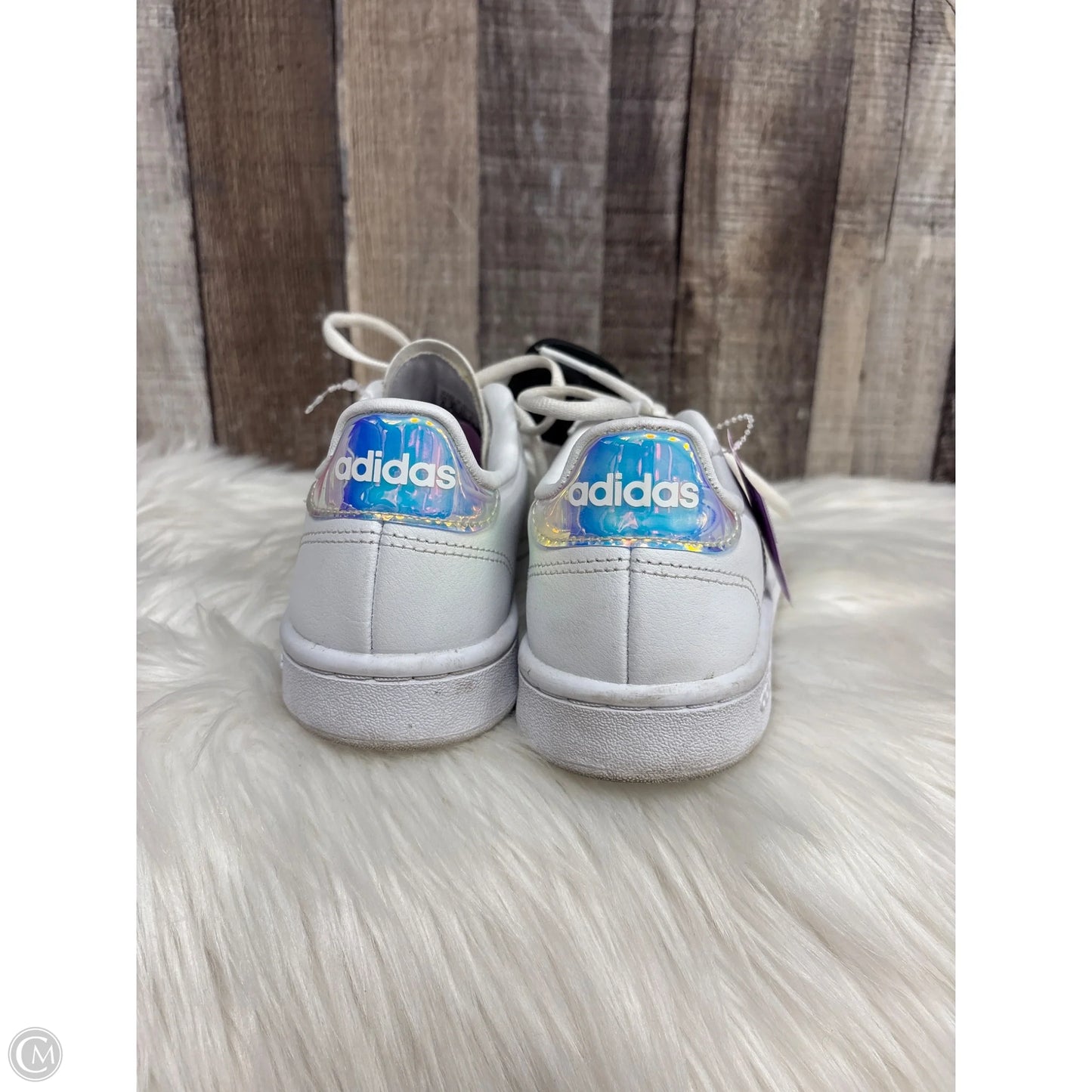 Shoes Athletic By Adidas In White, Size: 6