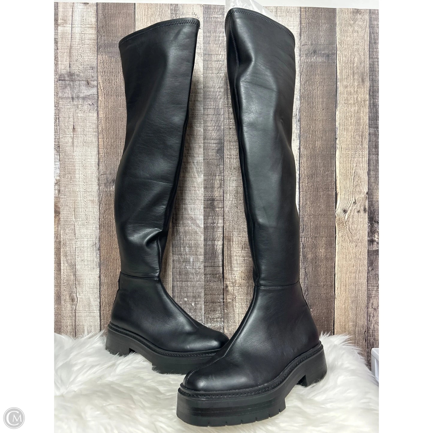 Boots Over-the-knee Flats By Sam Edelman In Black, Size: 9