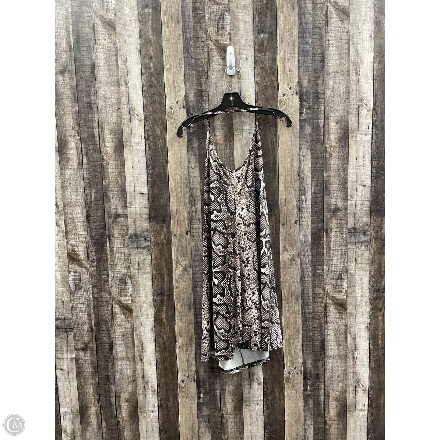 Dress Casual Short By Cmf In Snakeskin Print, Size: Xxl