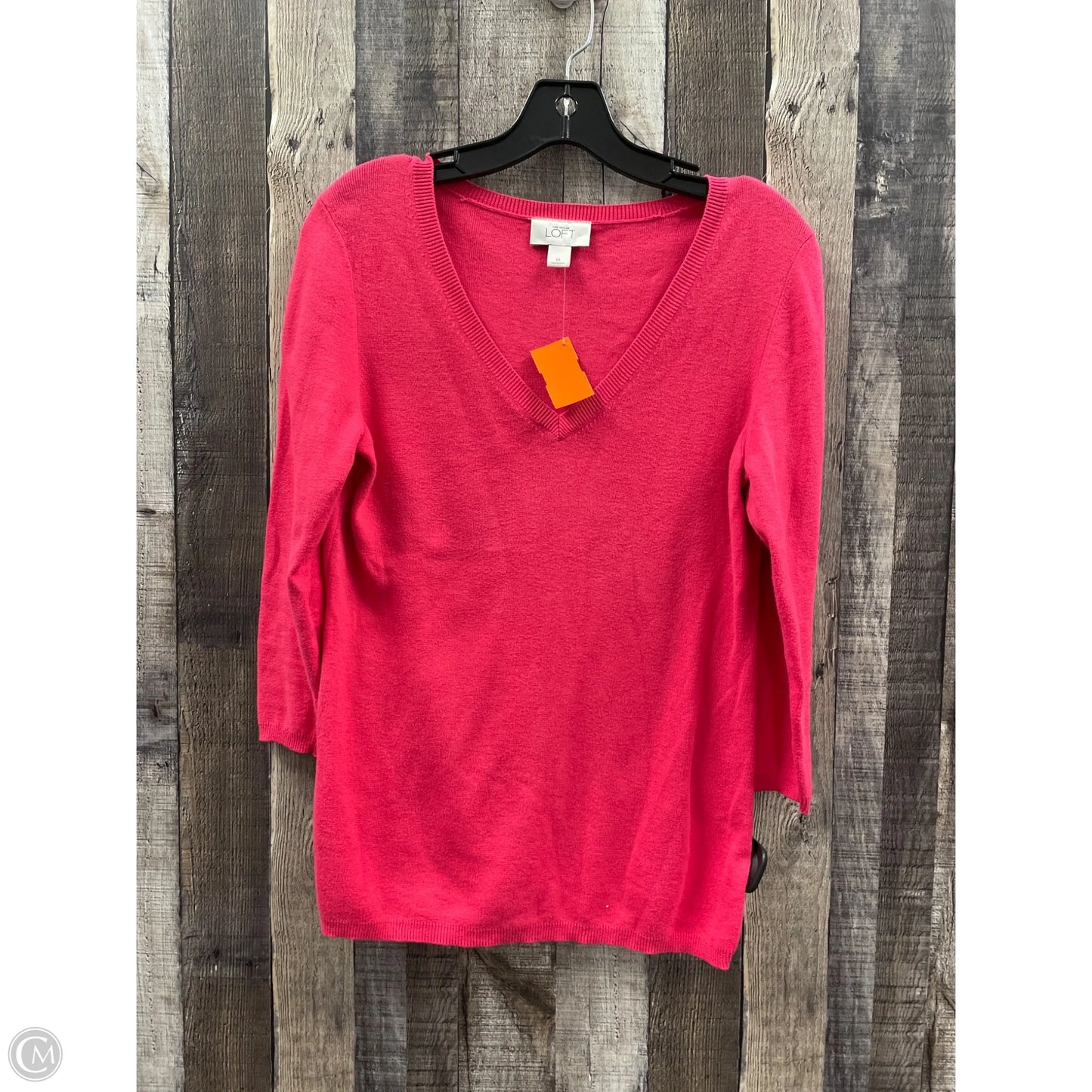 Top Long Sleeve By Loft In Pink, Size: M