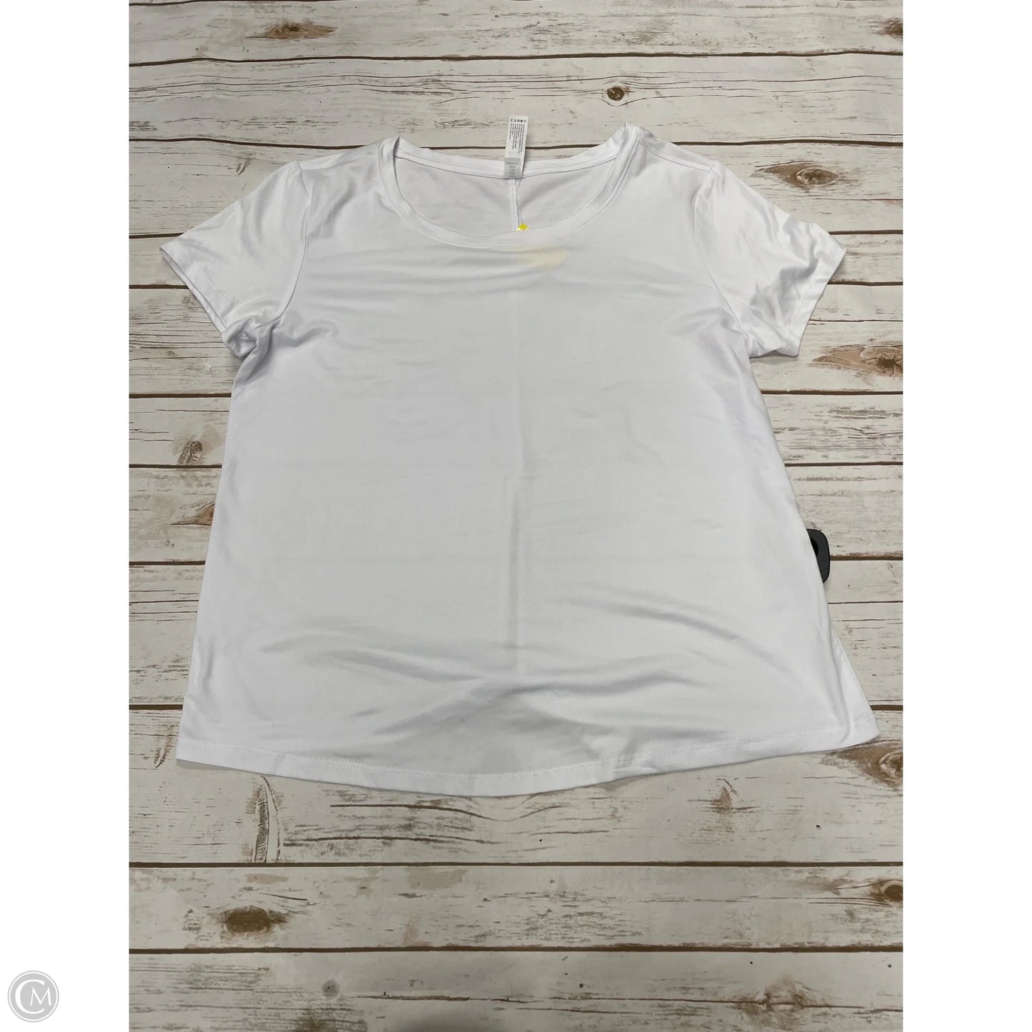 Athletic Top Short Sleeve By 90 Degrees By Reflex In White, Size: M