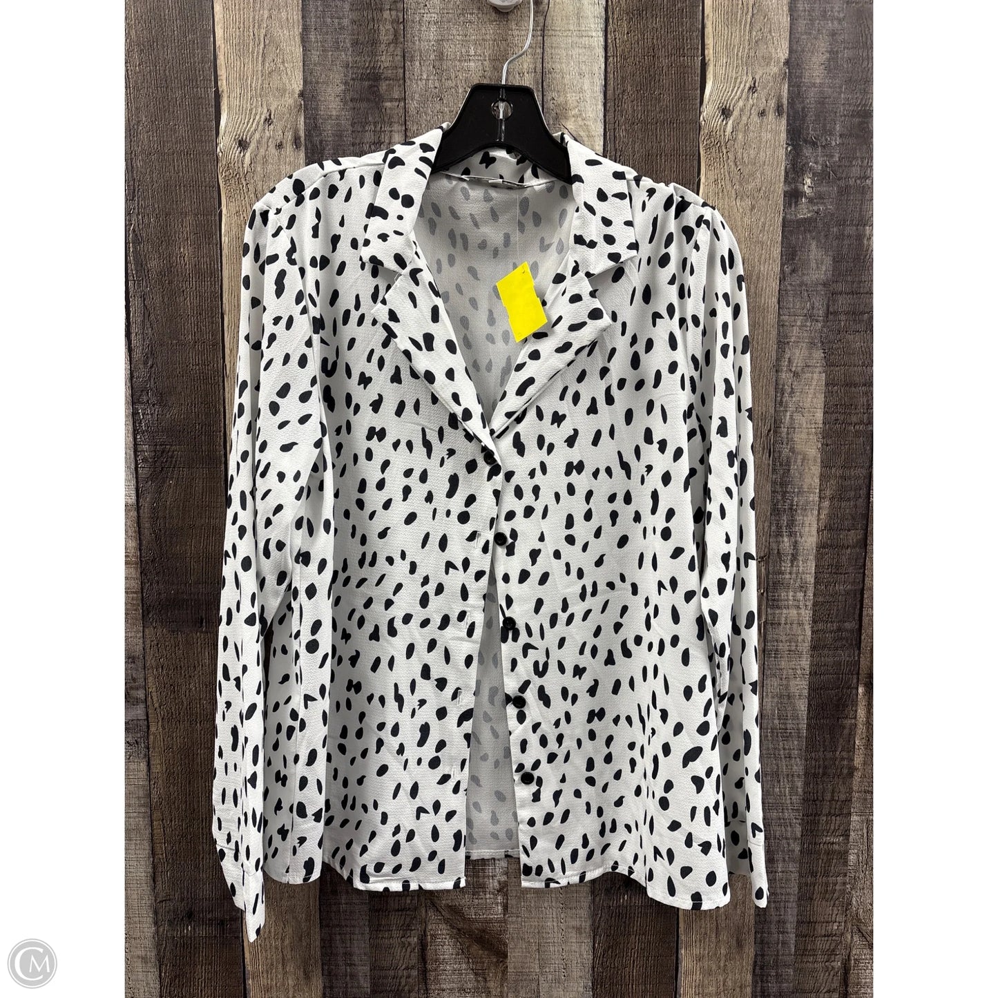 Top Long Sleeve By Ecowish In White, Size: M