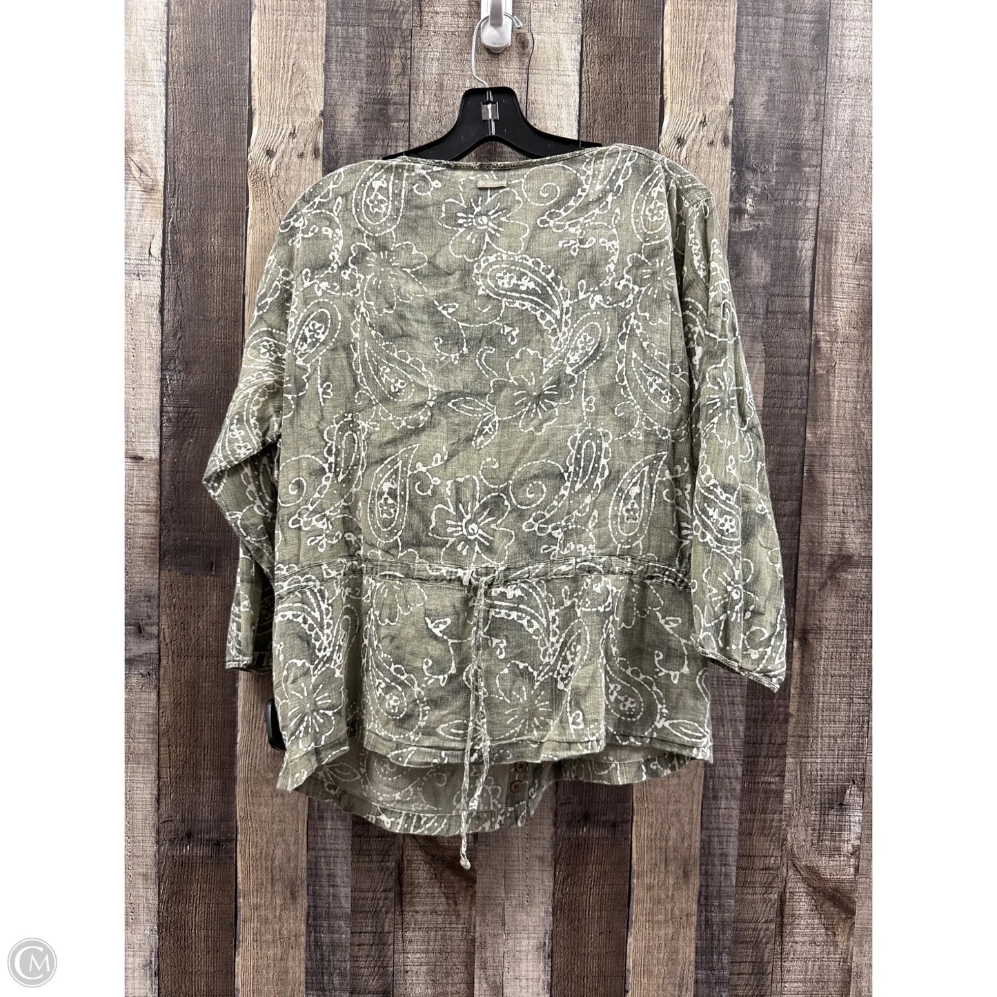 Top Long Sleeve By Columbia In Green, Size: Xl