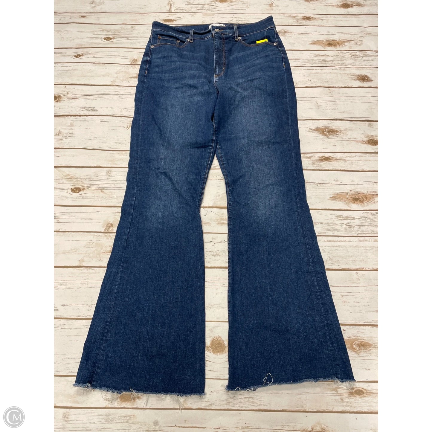 Jeans Straight By Loft In Blue Denim, Size: 10