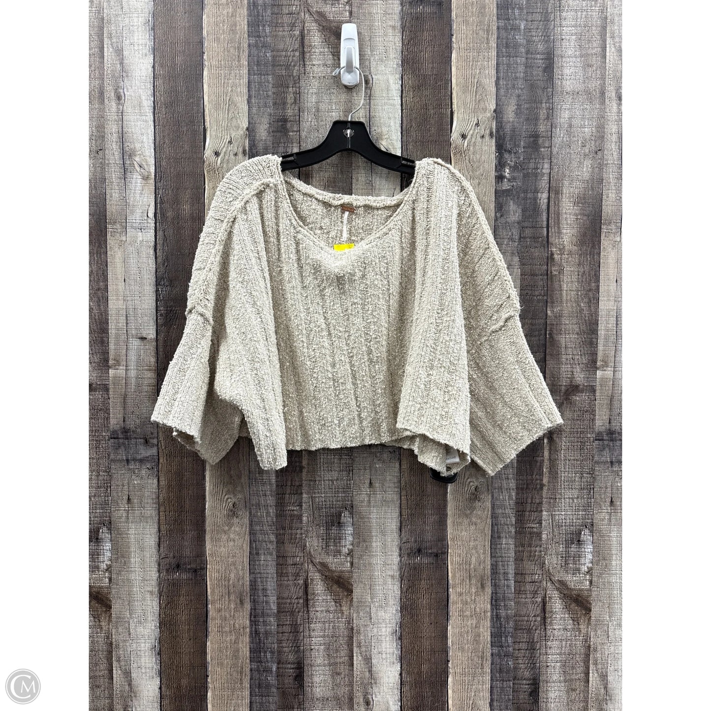 Sweater Short Sleeve By Free People In Brown, Size: Xs