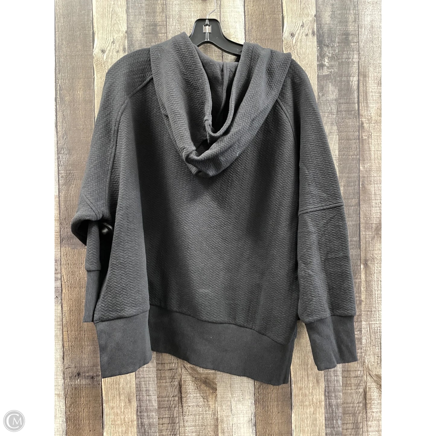 Athletic Top Long Sleeve Hoodie By Calia In Black, Size: S