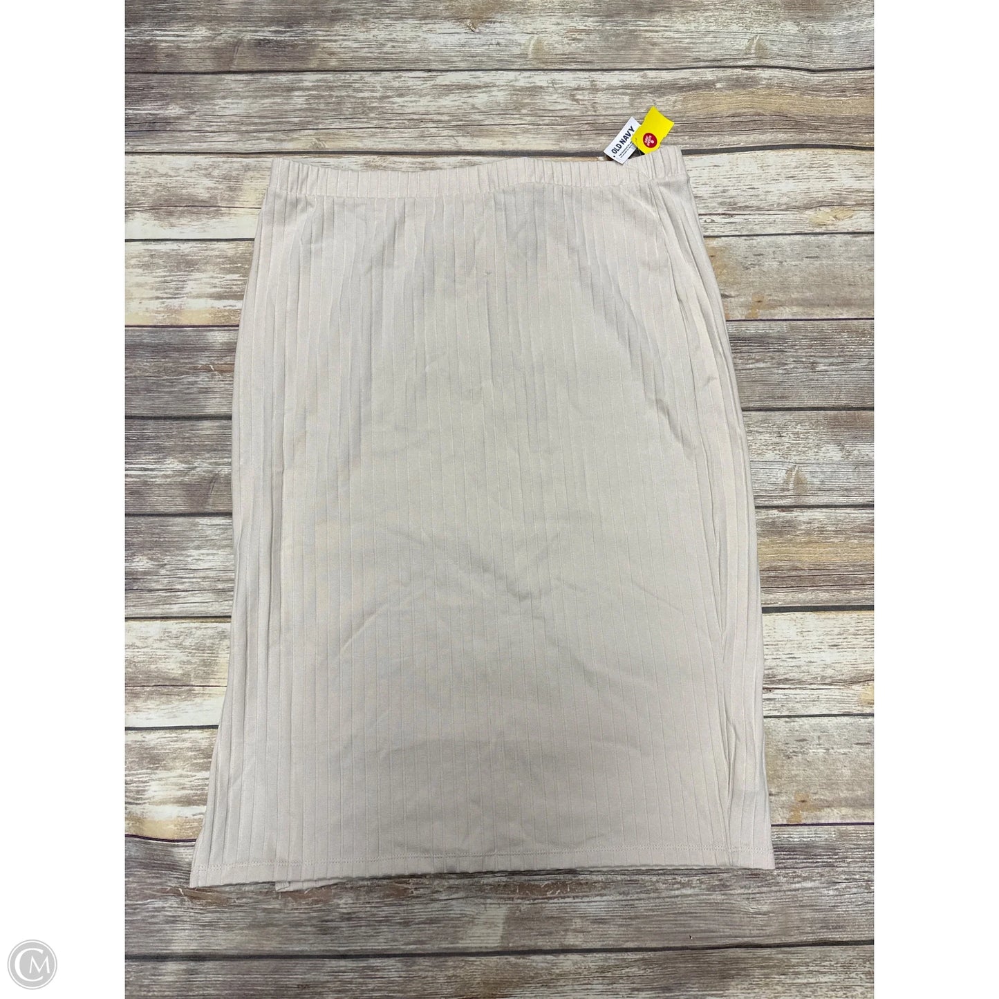 Skirt Maxi By Old Navy In Cream, Size: Xxl