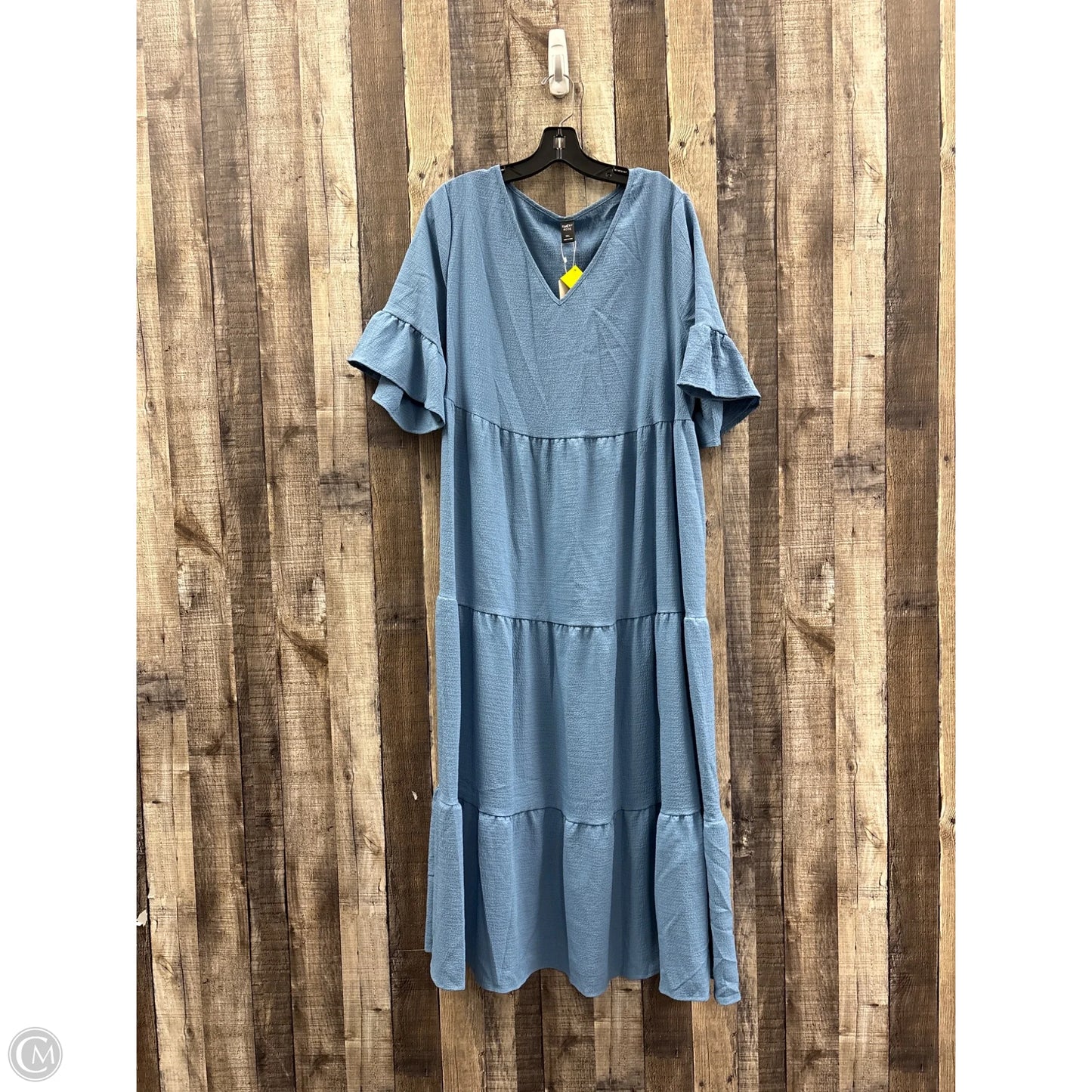 Dress Casual Maxi By Emery Rose In Blue, Size: 3x
