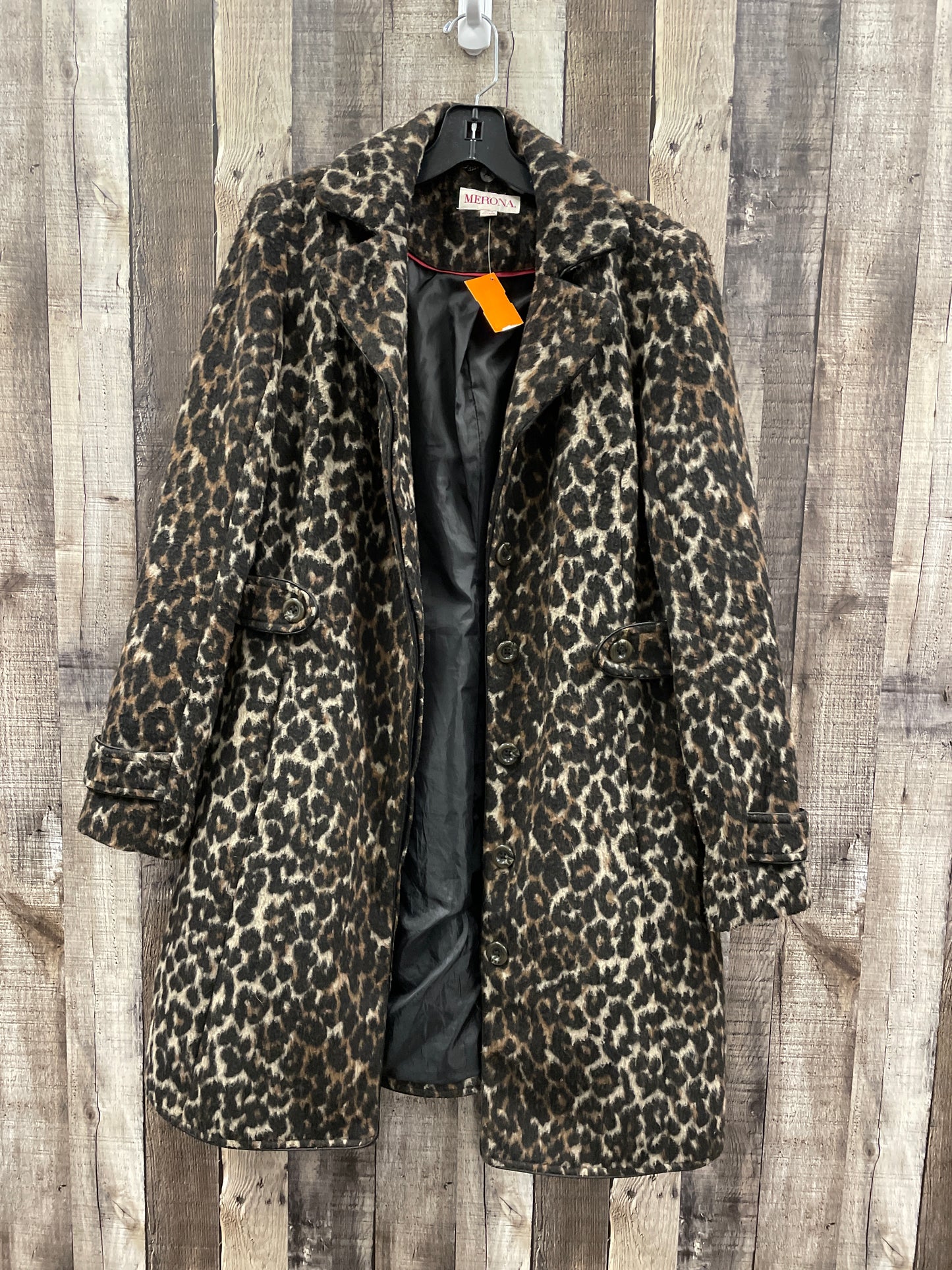 Coat Other By Merona In Animal Print, Size: M