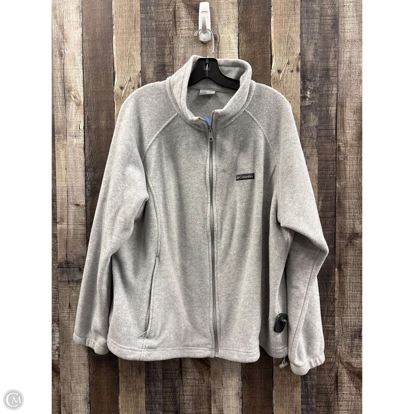 Jacket Fleece By Columbia In Grey, Size: 3x