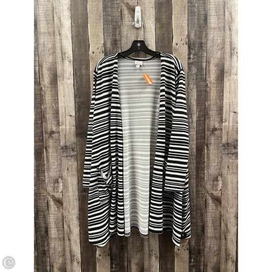 Cardigan By Lularoe In Striped Pattern, Size: Xl