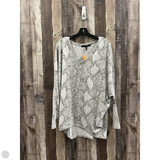 Sweater By White House Black Market In Snakeskin Print, Size: L