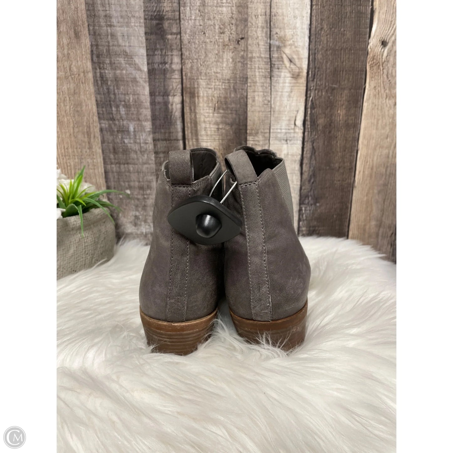 Boots Ankle Heels By Vince Camuto In Grey, Size: 11