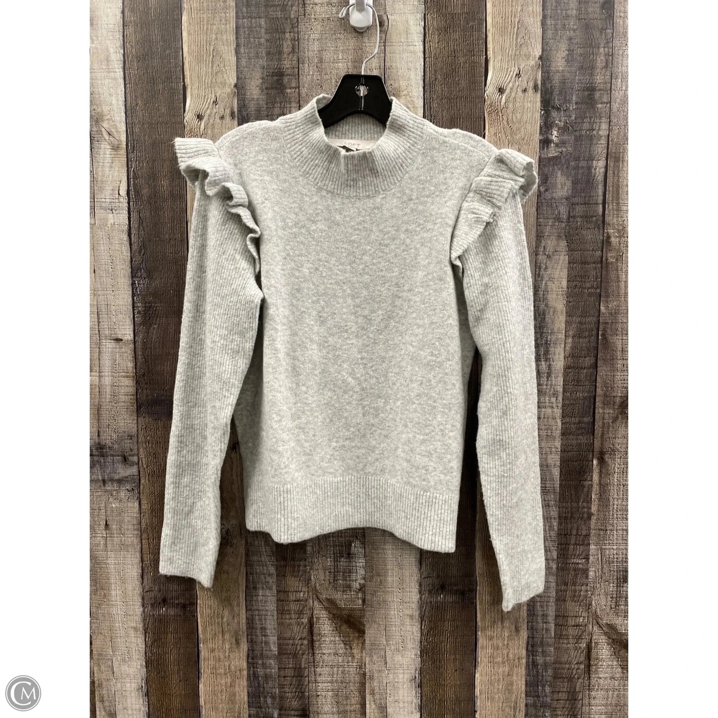 Sweater By Loft In Grey, Size: S