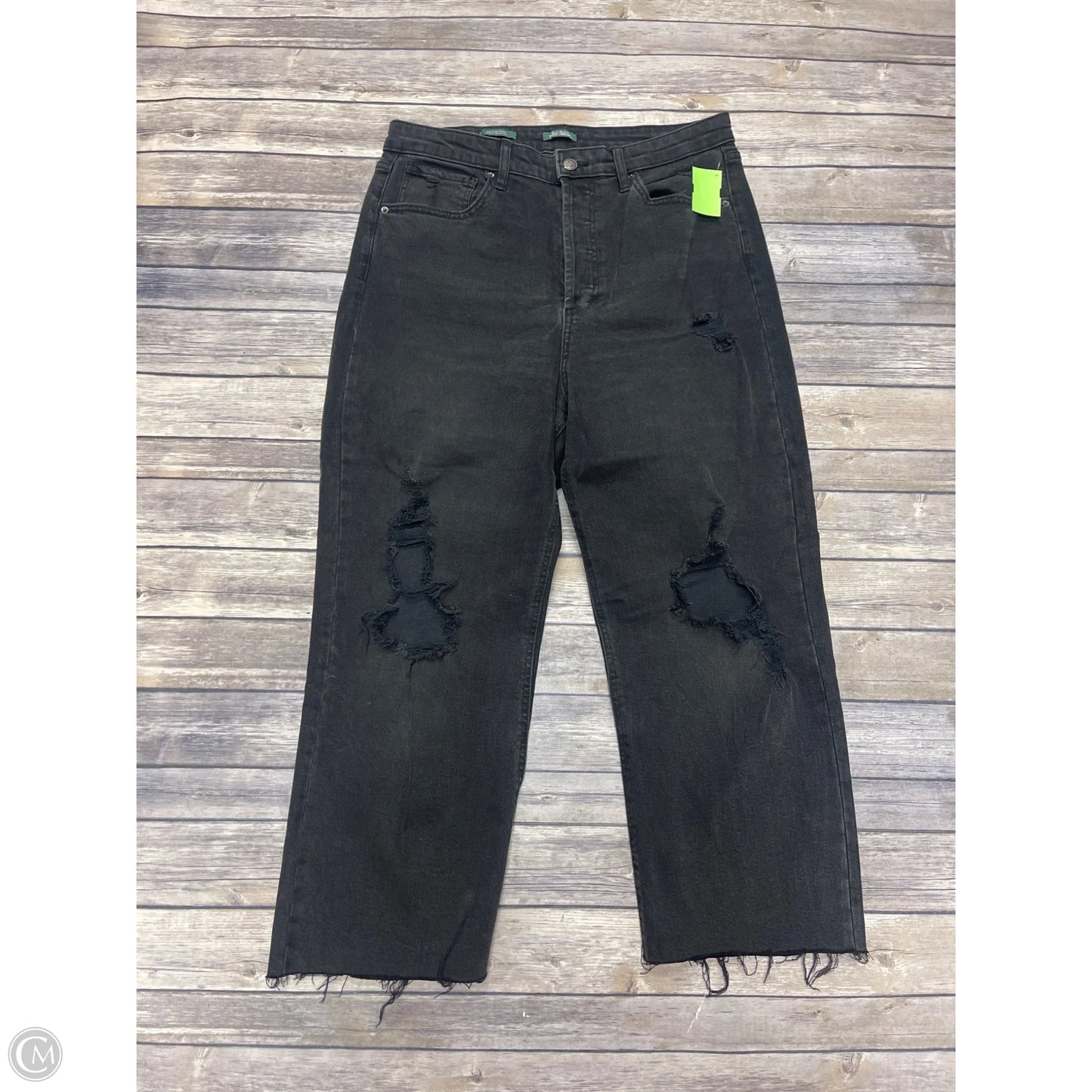 Jeans Wide Leg By Wild Fable In Black Denim, Size: 12