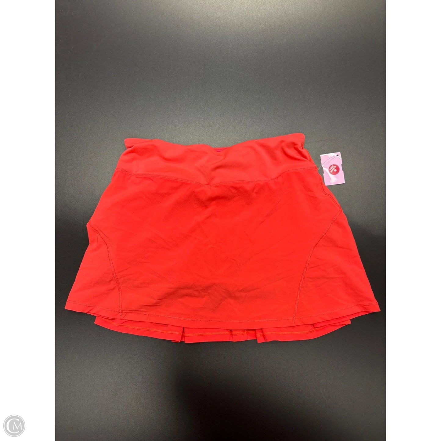 Athletic Skort By Lululemon In Coral, Size: 4