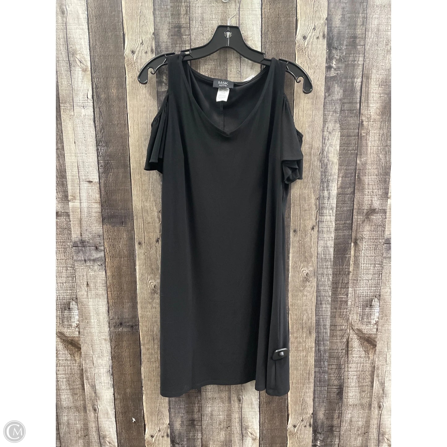 Dress Casual Midi By Msk In Black, Size: Lp