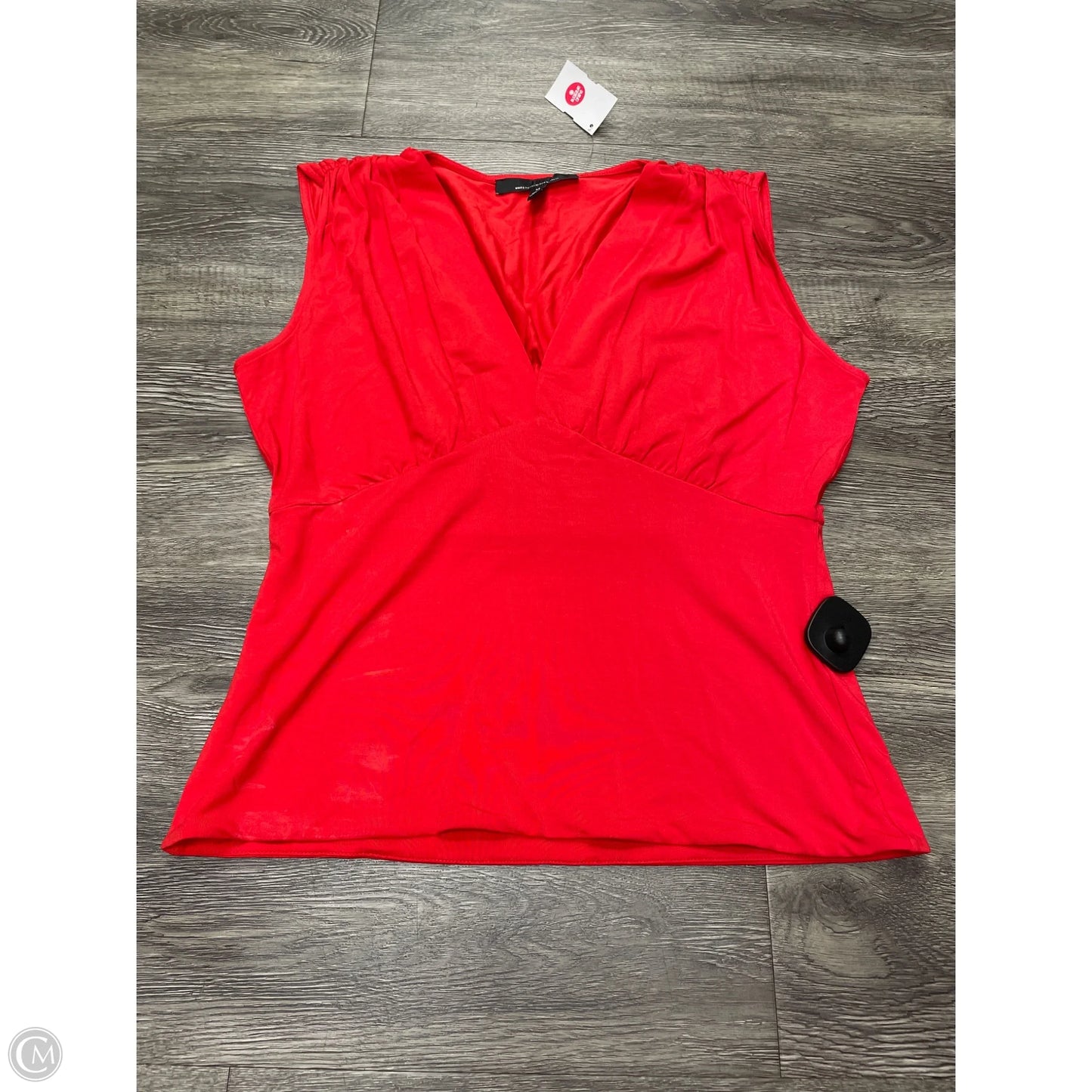 Top Sleeveless By White House Black Market In Red, Size: M