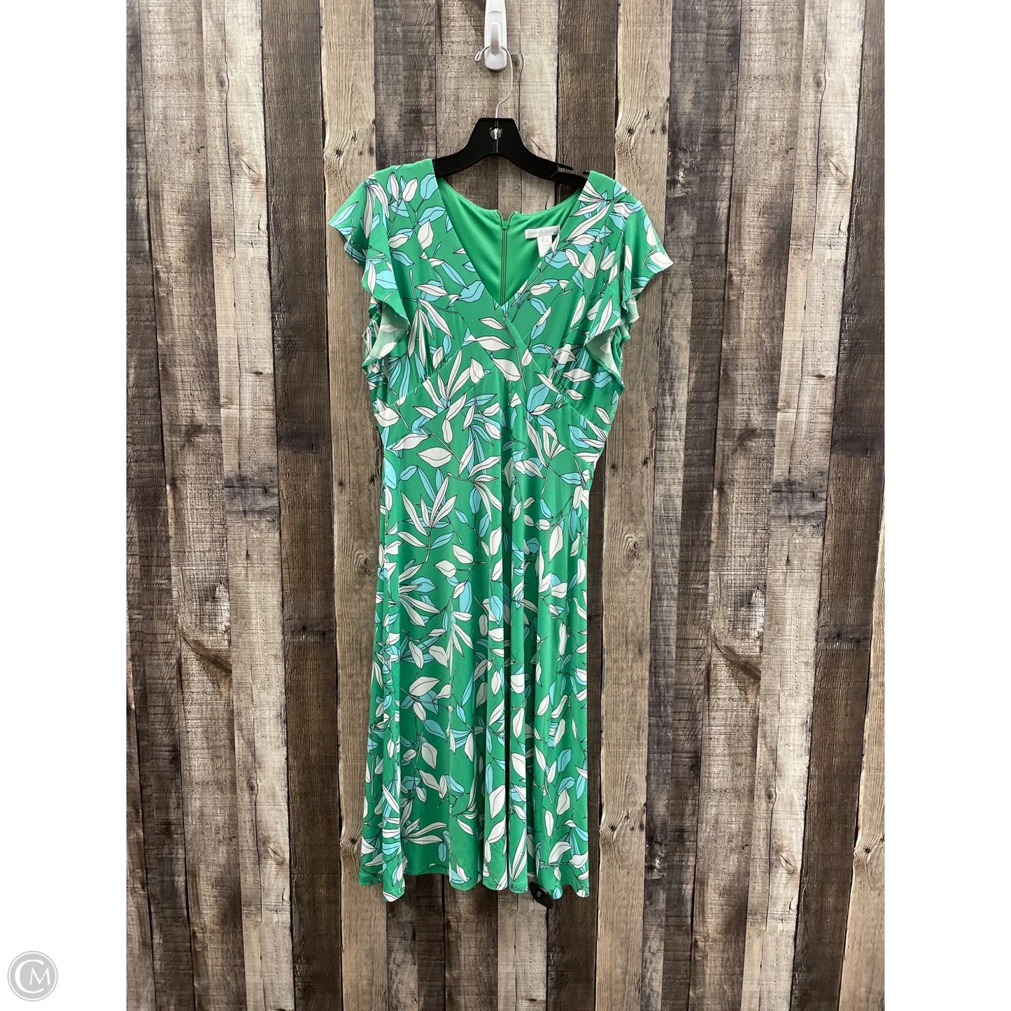 Dress Casual Midi By London Times In Green, Size: S